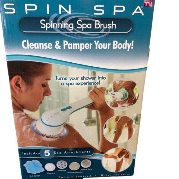 Spin Spa Spinning Spa Brush with Five Attachments - Picture 1 of 3